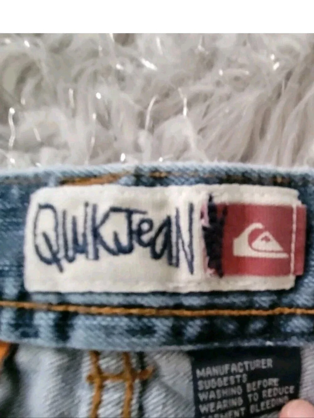 Vintage Y2k Quiksilver Jeans Quik Jean Youth Boys Straight Fit 27x27 Cotton